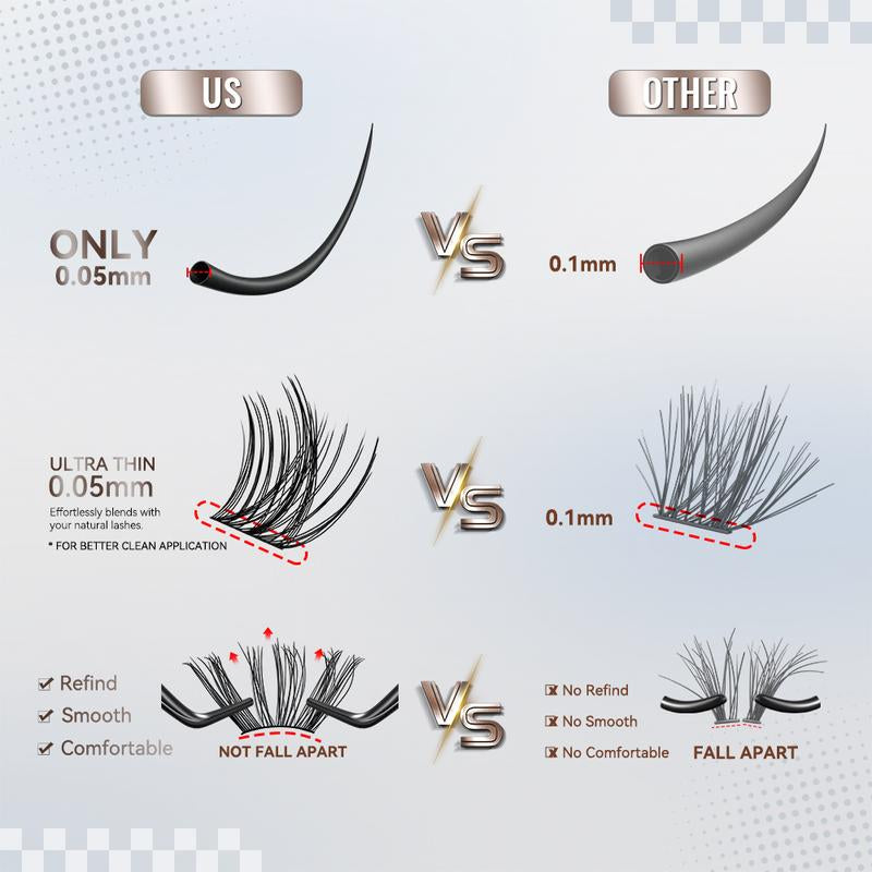 Trending Brown Lash Collection | Dark & Light Brown Velure Flaunt | Flawless for Fair/Dark Hair | Reusable, Lightweight & Natural Brown Flora Brown Venus Natural Daily, Volumn Style | Beginner-Friendly | DIY Lashes