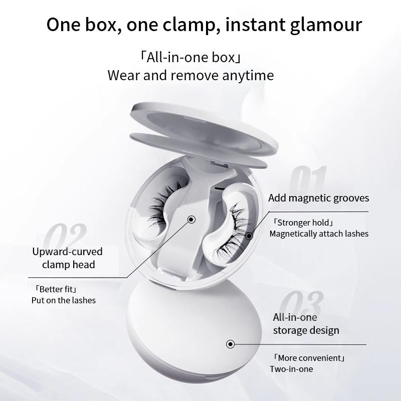 Mosty Soft Magnetic Eyelashes All-In-One Box, Reusable, Glue-Free, Waterproof, Lightweight, Natural Style Makeup and Non Makeup#Tiktokshopbacktoschool