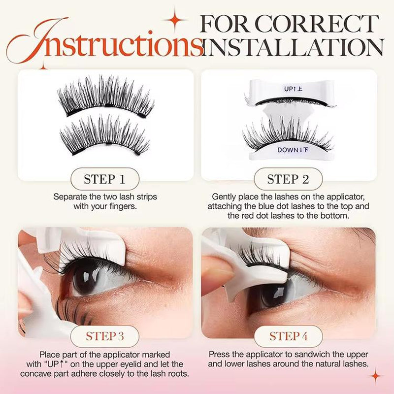 Mosty Soft Magnetic Eyelashes All-In-One Box, Reusable, Glue-Free, Waterproof, Lightweight, Natural Style Makeup and Non Makeup#Tiktokshopbacktoschool